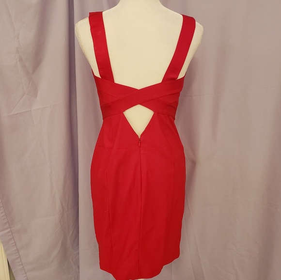 NWT Guess Red Bandage Dress with cutouts M - Picture 4 of 6
